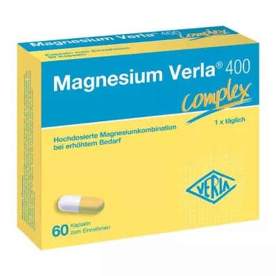 MAGNESIUM VERLA 400 gélules, 60 pièces