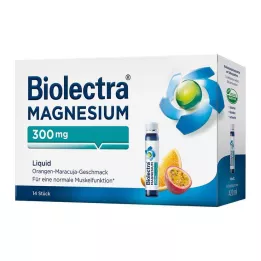 BIOLECTRA Magnésium 300 mg liquide, 14 pcs