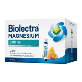 BIOLECTRA Magnésium 300 mg liquide, 28 pcs
