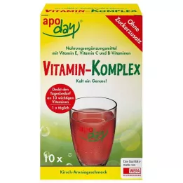 Apoday Complexe Vitamin Cherry Aronia Poudre sans sucre, 10x5 g