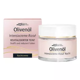 OLIVENÖL INTENSIVCREME Crème de nuit à la rose, 50 ml