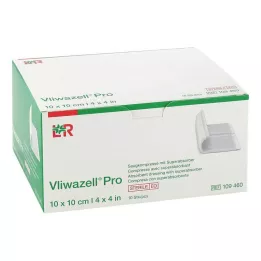 VLIWAZELL Compresse superabsorbante stérile Pro 10x10 cm, 10 pcs