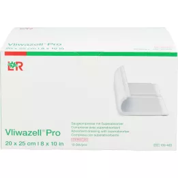 VLIWAZELL Compresse superabsorbante stérile Pro 20x25 cm, 10 pcs