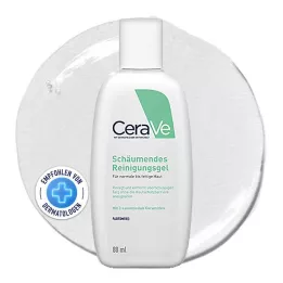 CeraVe Gel de nettoyage moussant pour le visage et le corps, 88 ml