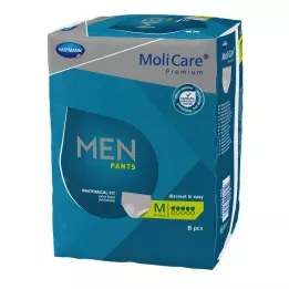 MOLICARE Premium MEN Pantalon 5 gouttes M, 8 pièces