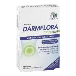 DARMFLORA Aktiv Plus 100 milliards de bactéries + 7 vitamines, 40 pcs