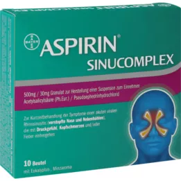 ASPIRIN SINUCOMPLEX 500mg / 30 mg Gra.sus.-herst.btl., 10 pc