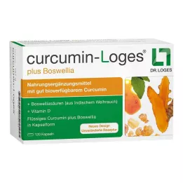CURCUMIN-LOGES plus capsules de Boswellia, 120 pcs