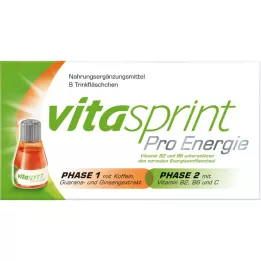 VITASPRINT Bouteilles de boissons énergisantes Pro, 8 pièces