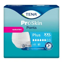 TENA Pantalon Bariatric Plus XXL pour incontinence, 12 pièces