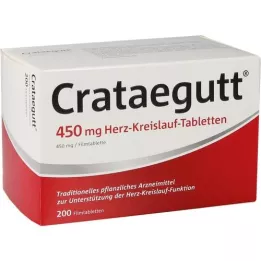 CRATAEGUTT 450 mg comprimés cardiovasculaires, 200 pc