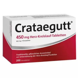 CRATAEGUTT Comprimés cardiovasculaires à 450 mg, 200 pièces