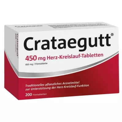 CRATAEGUTT Comprimés cardiovasculaires à 450 mg, 200 pièces CRATAEGUTT Comprimés cardiovasculaires à 450 mg, 200 pièces