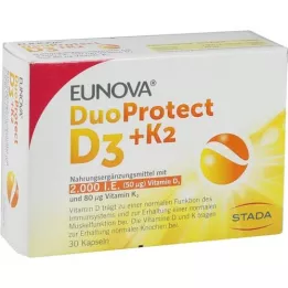 EUNOVA Duoprotect D3 + K2 2000, cest-à-dire les capsules de 80 μg, 30 pc