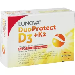 EUNOVA Duoprotect D3 + K2 4000, cest-à-dire les capsules de 80 μg, 30 pc