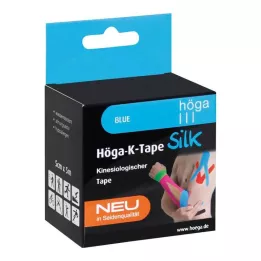 HÖGA-K-TAPE Ruban kinesiol. bleu en soie 5 cm x 5 m, 1 pièce