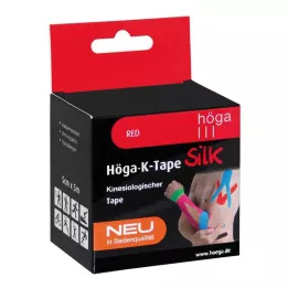 HÖGA-K-TAPE Soie 5 cmx5 m l.fr.rouge kinesiol.Ruban, 1 pc