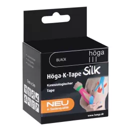 HÖGA-K-TAPE Soie 5 cmx5 m l.fr.noir kinesiol.Ruban, 1 pc