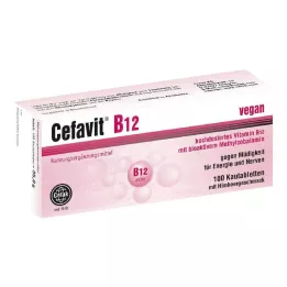 CEFAVIT Comprimés à croquer de vitamine B12, 100 pièces