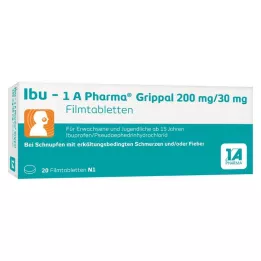 IBU-1A Pharma Grippal 200 mg/30 mg comprimés pelliculés, 20 pcs