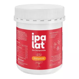 IPALAT Pastilles pour la gorge au miel doux sans menthol sans sucre, 400 pcs
