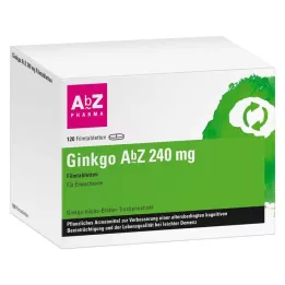 GINKGO Comprimés pelliculés AbZ 240 mg, 120 pcs
