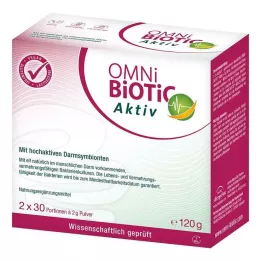OMNI Poudre active BiOTiC, 2X60 g