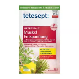 Tetesept Relaxation musculaire du sel de mer, 80 g
