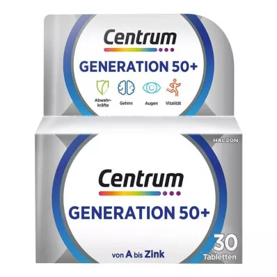 CENTRUM Tablettes Génération 50+, 30 pièces CENTRUM Tablettes Génération 50+, 30 pièces