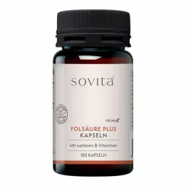 Acide folique Sovita plus capsules, 180 pièces