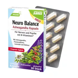 NEURO BALANCE Gélules dAshwagandha Salus, 30 pièces