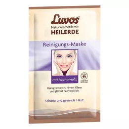 LUVOS Masque nettoyant à largile cicatrisante Cosmétique naturel, 2X7,5 ml