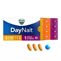 WICK Comprimés pelliculés DayNait, 16 pcs