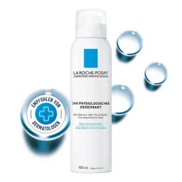 ROCHE-POSAY Déodorant peau sensible spray 48h, 150 ml