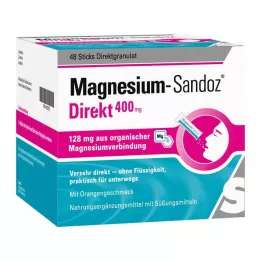 MAGNESIUM SANDOZ Direkt 400 mg Sticks, 48 pièces