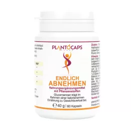 PLANTOCAPS Capsules pour perdre du poids enfin, 60 pièces