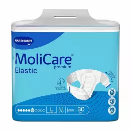 MOLICARE Slip élastique de qualité supérieure 6 gouttes taille L, 30 pièces