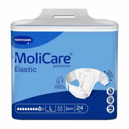MOLICARE Slip élastique premium 9 gouttes Gr.L, 24 pc