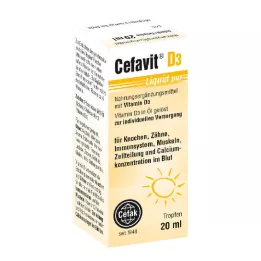 CEFAVIT D3 Gouttes liquides pur pour usage oral, 20 ml