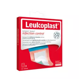 LEUKOPLAST Sorbact leuco-stérille 8x10 cm, 3 pc