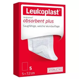 LEUKOPLAST Pansement stérile Leukomed 5x7,2 cm, 5 pièces