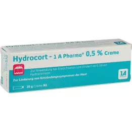 HYDROCORT-1a crème pharmaceutique à 0,5%, 20 g