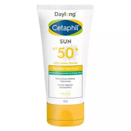 CETAPHIL Sun Daylong SPF 50+ sens.Gel-Fluide Visage, 50 ml