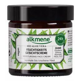 ALKMENE Crème hydratante visage à laloe vera bio, 50 ml