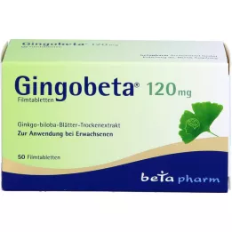 GINGOBETA 120 mg de comprimés de films, 50 pc