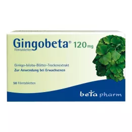 GINGOBETA Comprimés pelliculés à 120 mg, 50 pièces