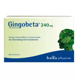GINGOBETA Comprimés pelliculés à 240 mg, 100 pièces