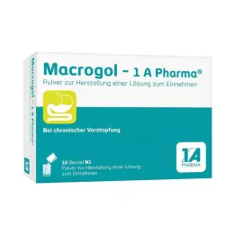 MACROGOL-1A Pharma Plv.z.Her.e.Lsg.z.Einnehmen, 10 pièces