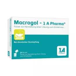 MACROGOL-1A Pharma Plv.z.Her.e.Lsg.z.Einnehmen, 20 pièces