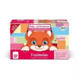 H&amp;S Sachets filtrants fins aux fruits pour thé biologique pour bébé et enfant, 20 x 2,5 g
